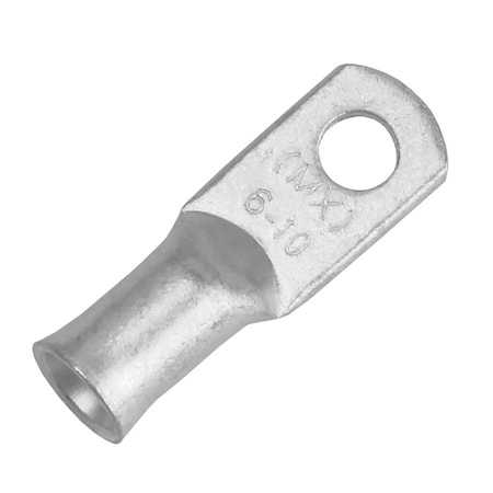 Pacer Group Pacer Tinned Lug 6 AWG - No 10 Stud Size - 10 Pack TAE6-10R-10